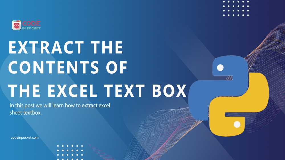 xlwings – Extract the contents of the excel text box 